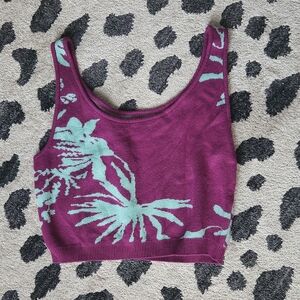 Cropped Sweater Tank Top